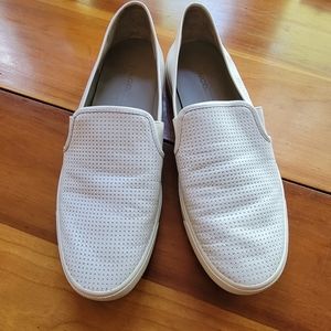 VINCE Perforated Leather Blair Sneaker - Slip On